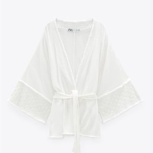 Zara - belted kimono - size: xs-s